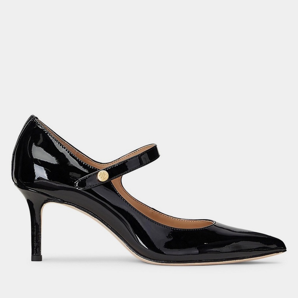 RALPH LAUREN | Lanette Patent Leather Mary Jane Pumps Sz 8.5M